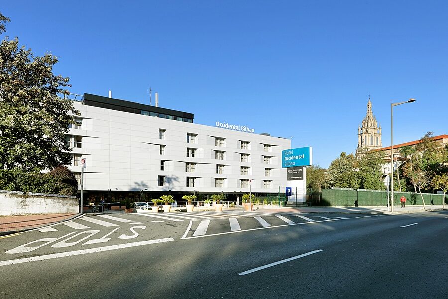 Occidental Bilbao Hotel Bagian luar foto